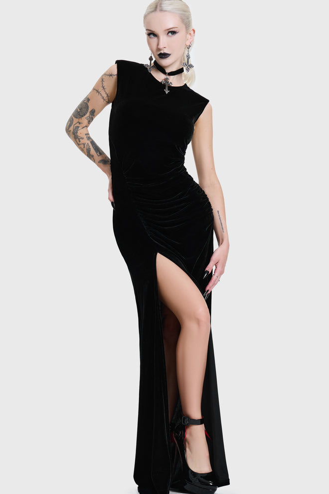 Nova Velvet Maxi Dress