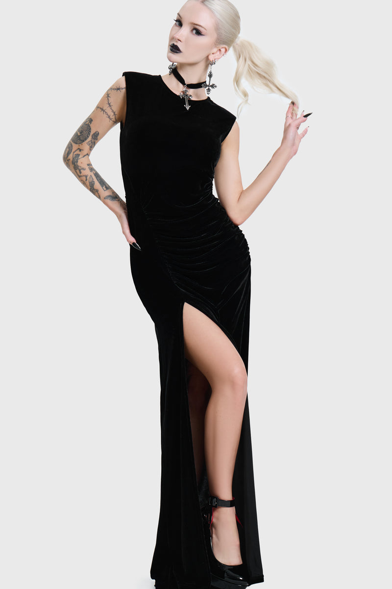 Nova Velvet Maxi Dress