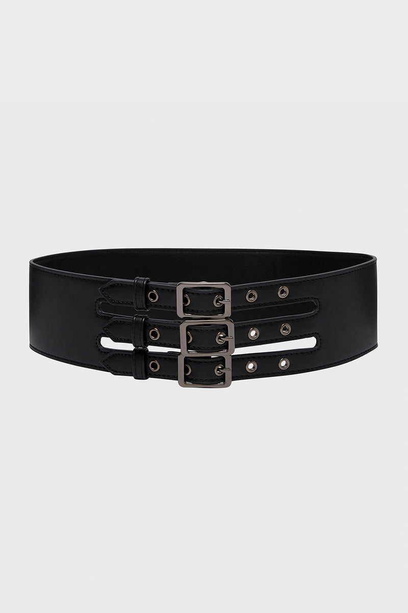 Venomous Rose Triple Buckle Belt