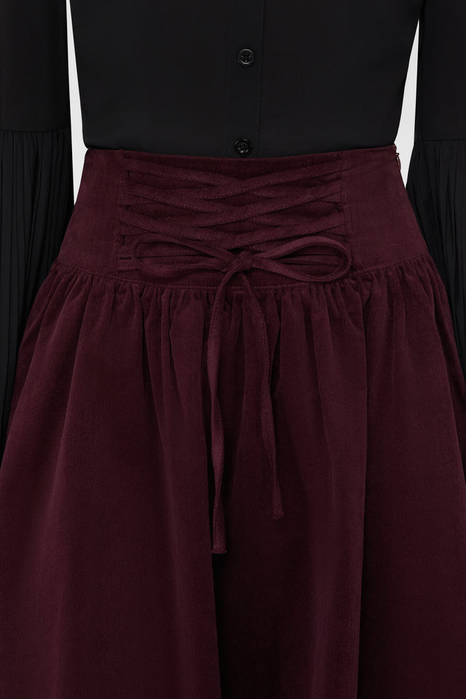 Violet's Ballad Midi Skirt [Mauve]