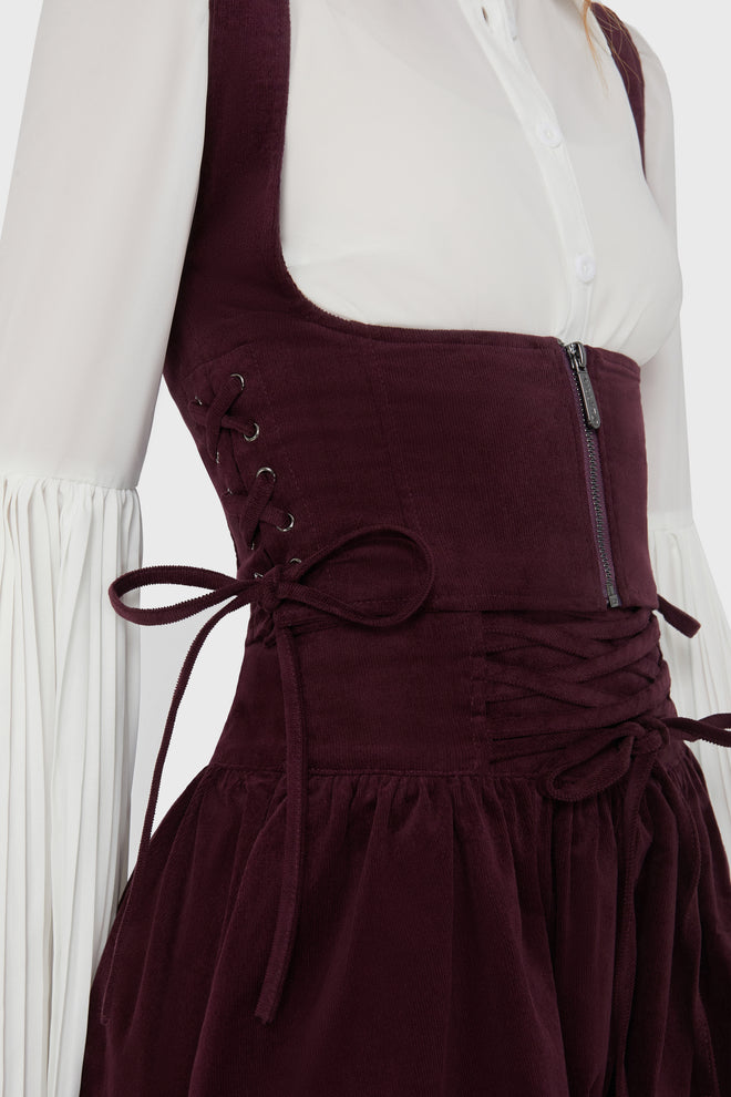 Violet's Ballad Underbust Corset [Mauve]