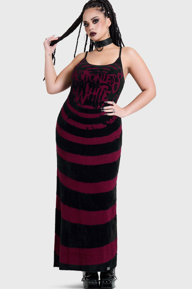 VOICES SPIRAL KNIT DRESS