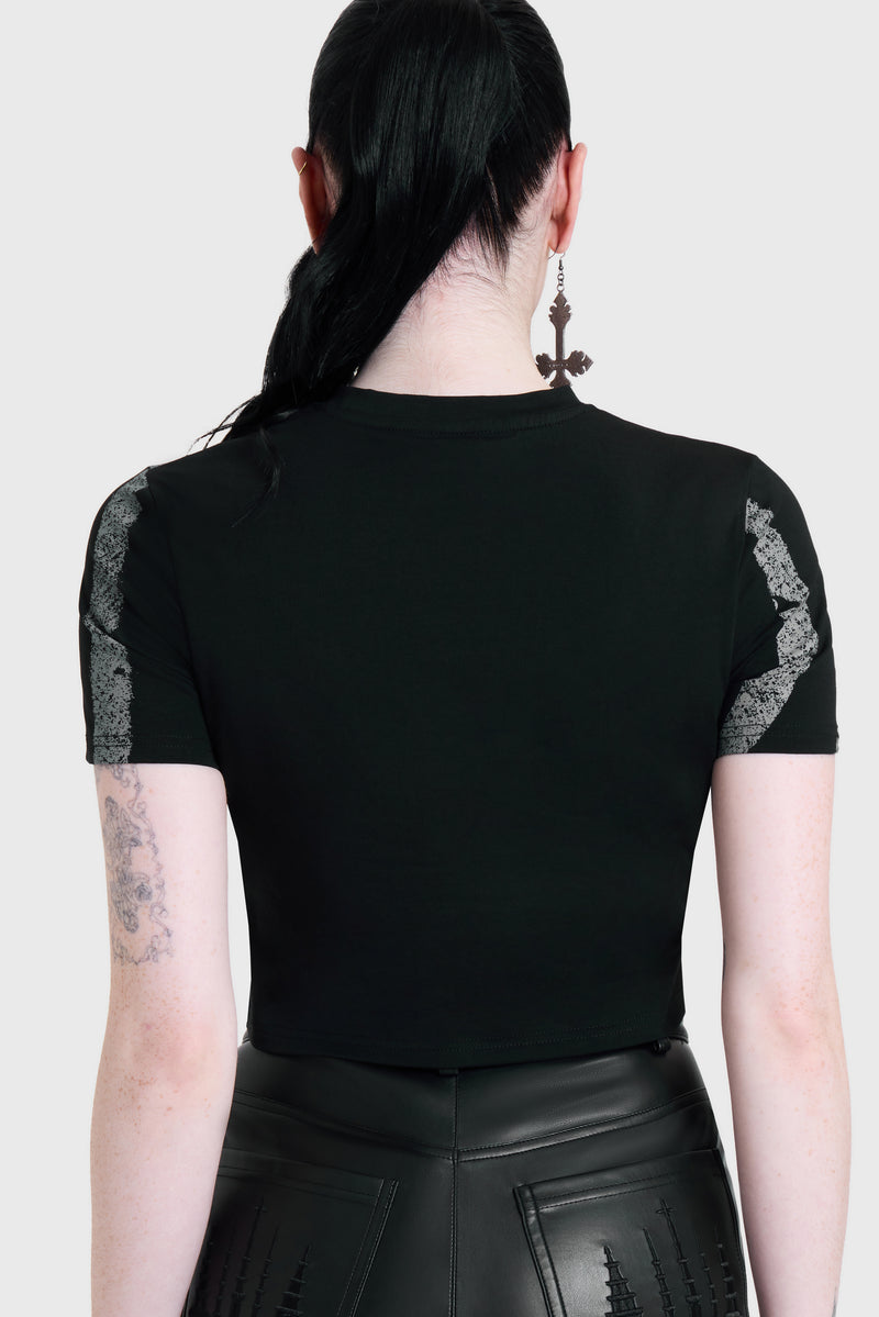 VOICES SPIRAL CROP TOP
