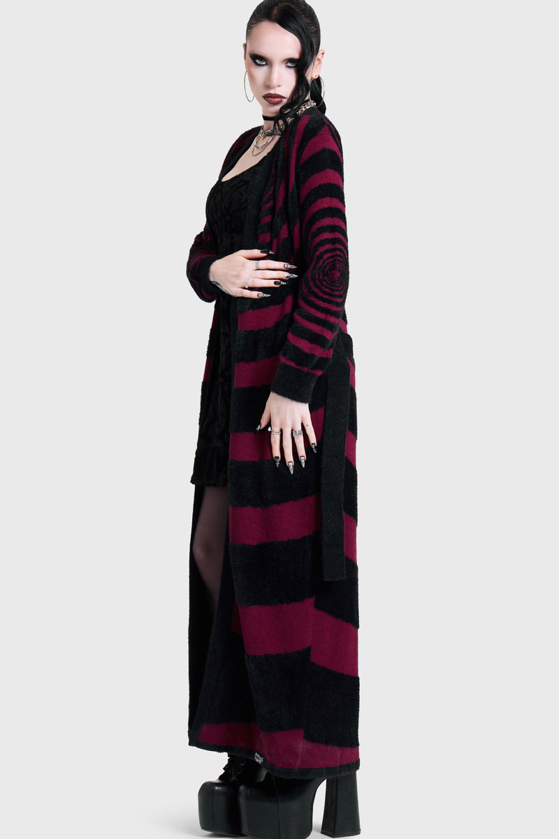 VOICES SPIRAL KNIT CARDIGAN