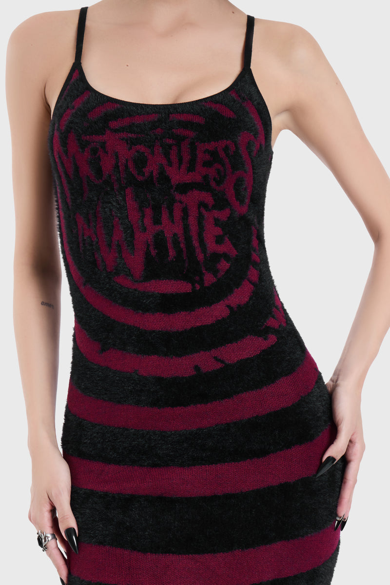 VOICES SPIRAL KNIT DRESS