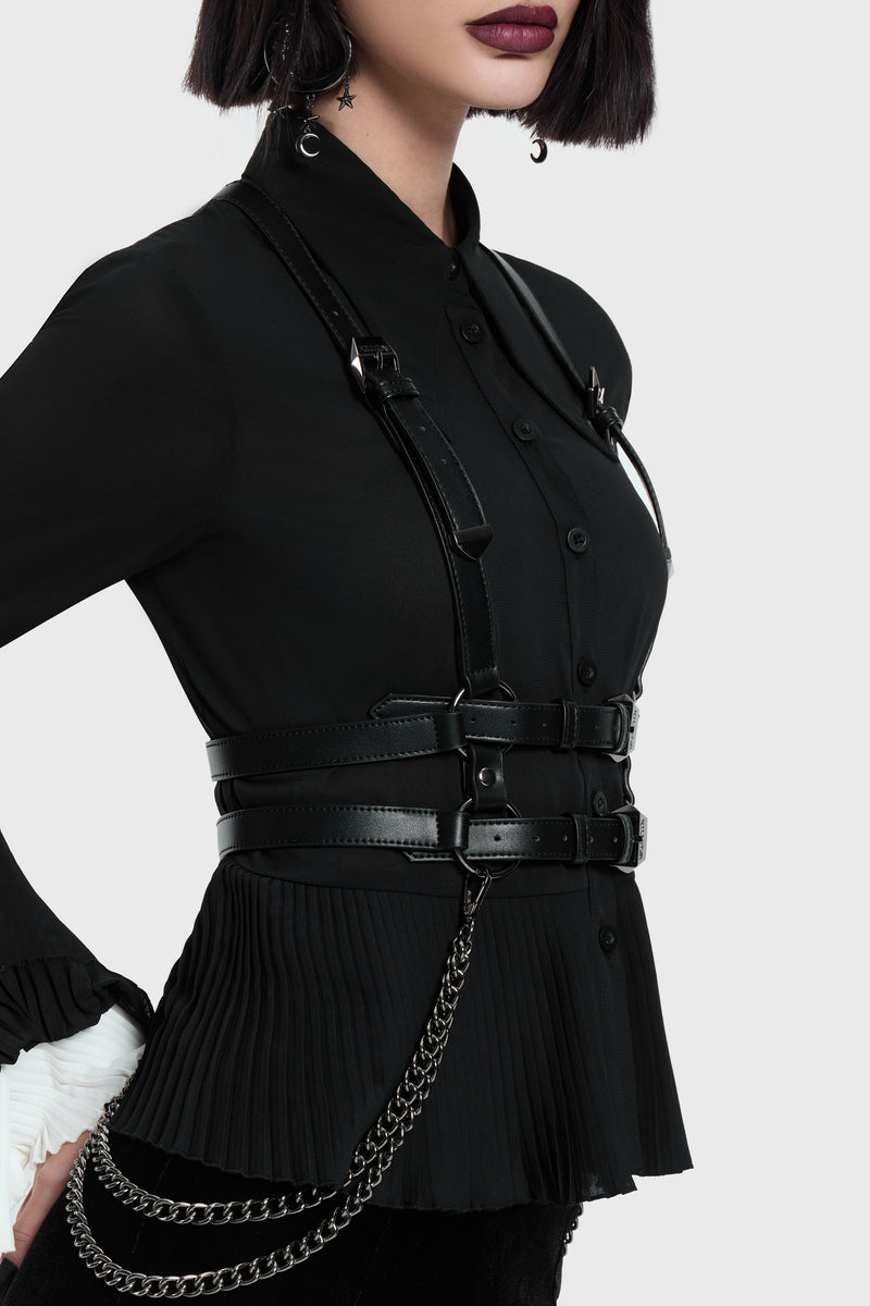Webbed Waist Chain Harness