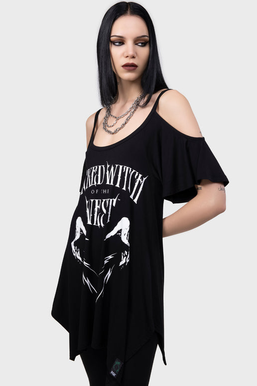 Killstar Nightwood Top Musta
