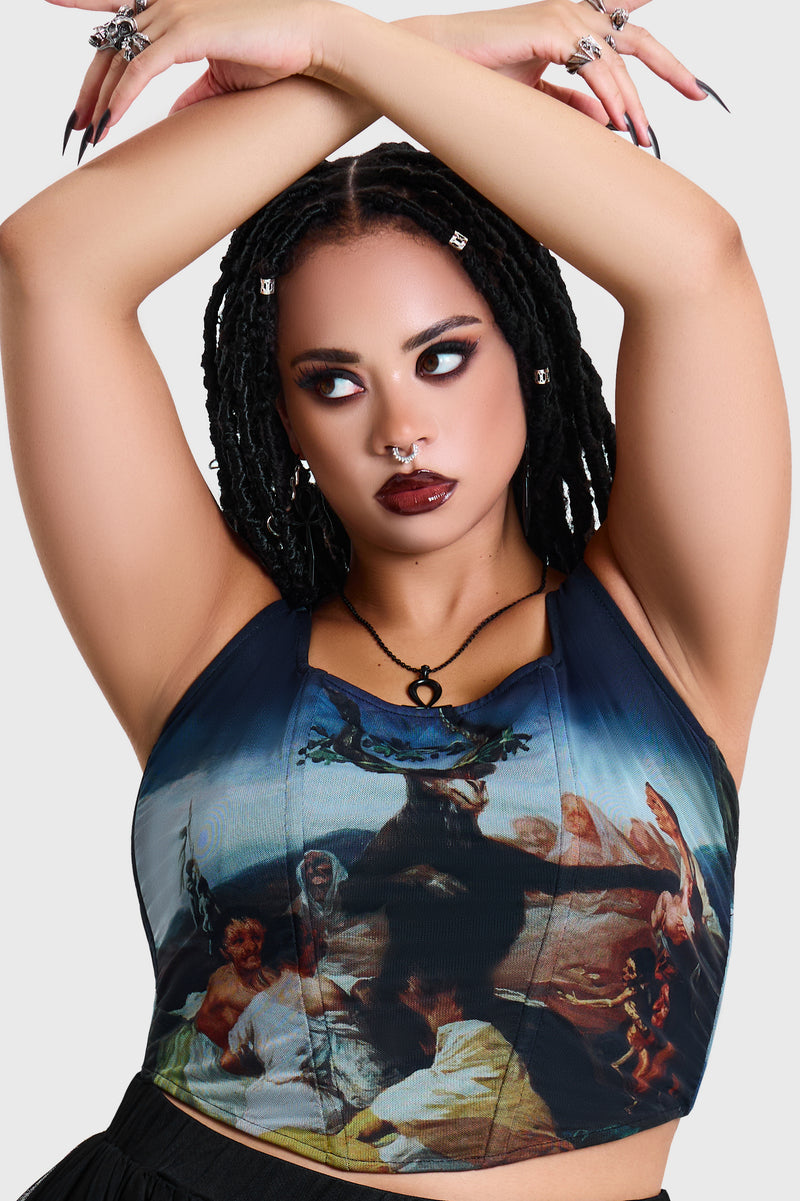Witches' Sabbath Corset Top