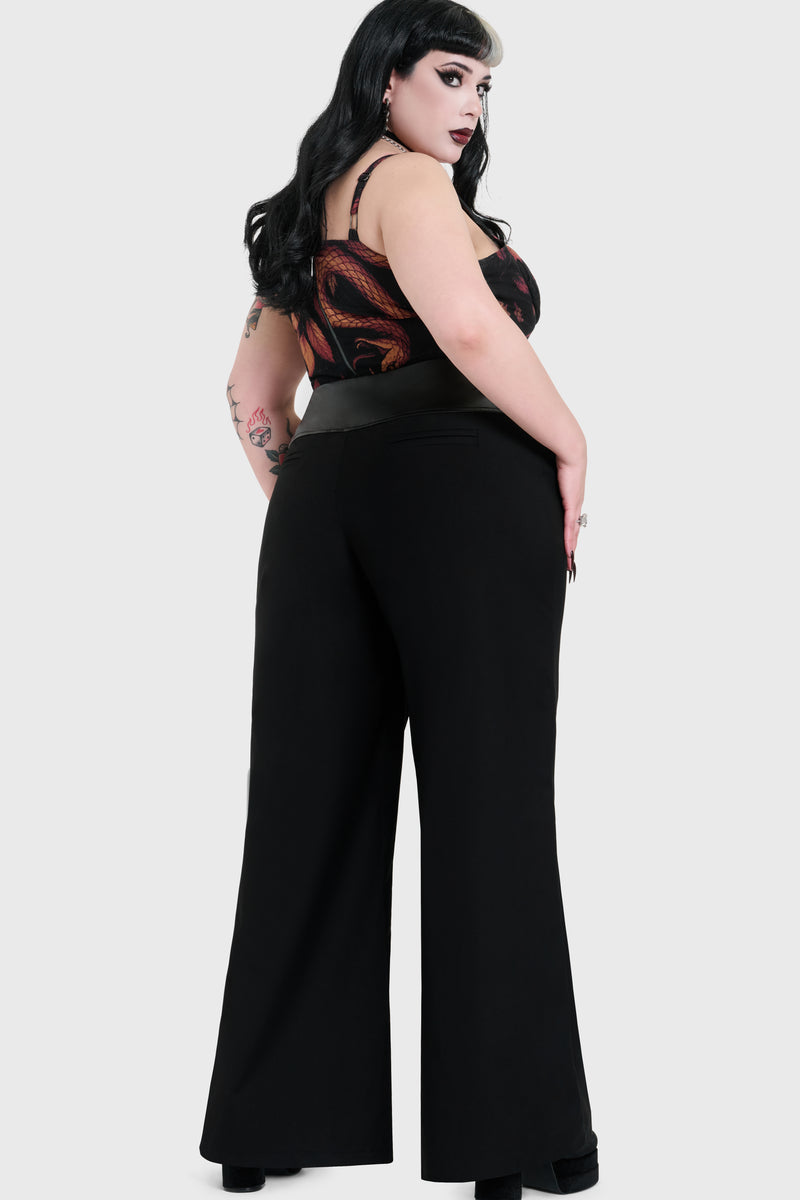 Witchmarked Zip Up Front Corp Trousers