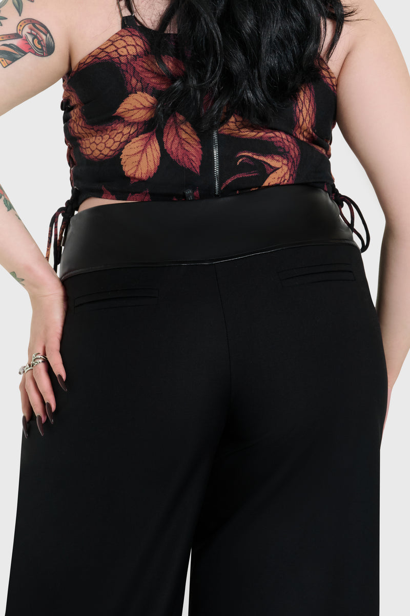 Witchmarked Zip Up Front Corp Trousers