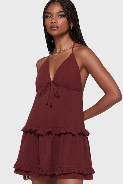 Wolfbane Cove Mini Dress [Red]