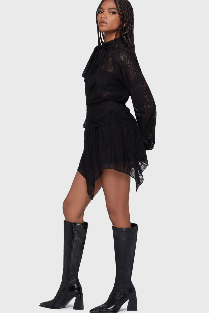 Wicked Waltz Mini Skirt