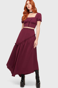 Wild Petal Maxi Skirt