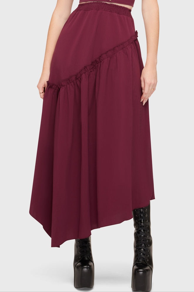 Wild Petal Maxi Skirt