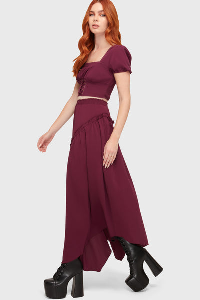 Wild Petal Maxi Skirt