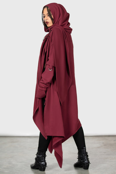 Assassins Hooded Cardigan [RED] | Killstar