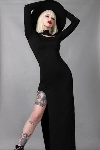 killstar long sleeve dress Zazzel Long Sleeve Dress