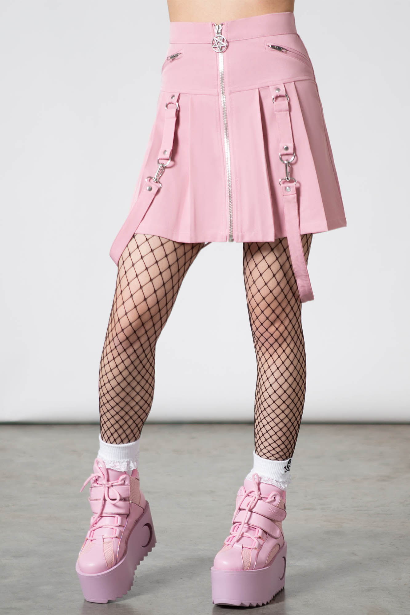 Blaire B*tch Mini Skirt [PASTEL PINK]