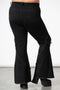 Dasia Lace-Up Bell Bottoms [PLUS]