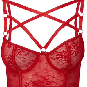 Deadly Attraction Bra [SCARLET]