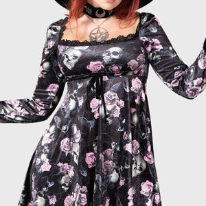 Imperia Long Sleeve Dress [BLACK/PINK]