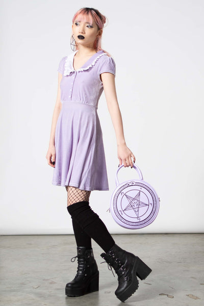 Every Mourning Collar Dress [PASTEL LILAC]
