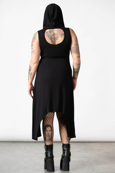 Mortillery Hooded Dress