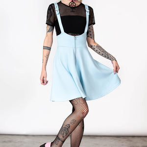 Suspend Me Statement Skirt [PASTEL BLUE]
