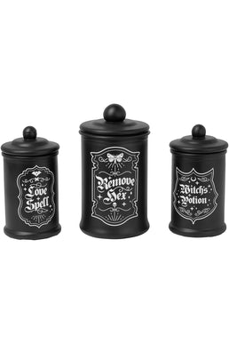Witch's Vanity Jars
