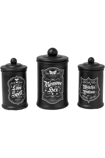 Witch's Vanity Jars